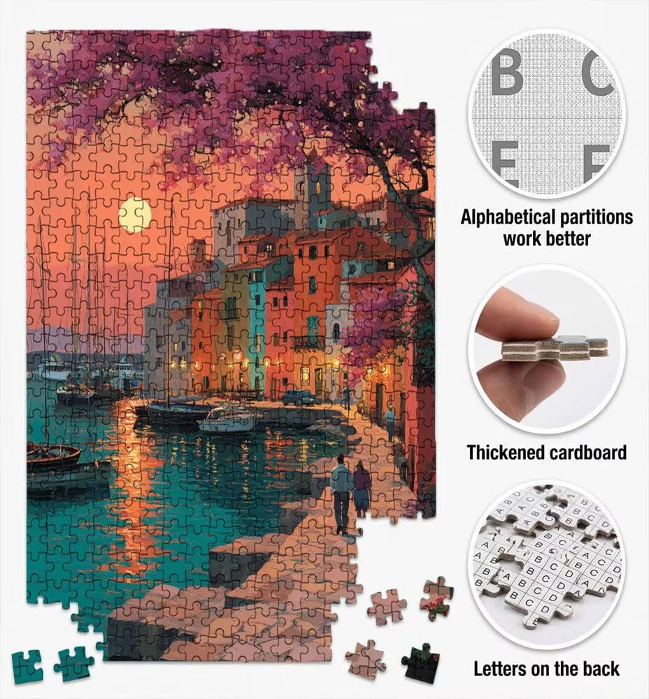 Spacer Dla Par, Klasyczna Puzzle 5000 Sztuk Dorosłych BLQSBGA7-398 | Wyzwanie Zagadki, Gry Logiczne Cała Rodzina, Stres, Wystrój Domu Miłośnicy Puzzle