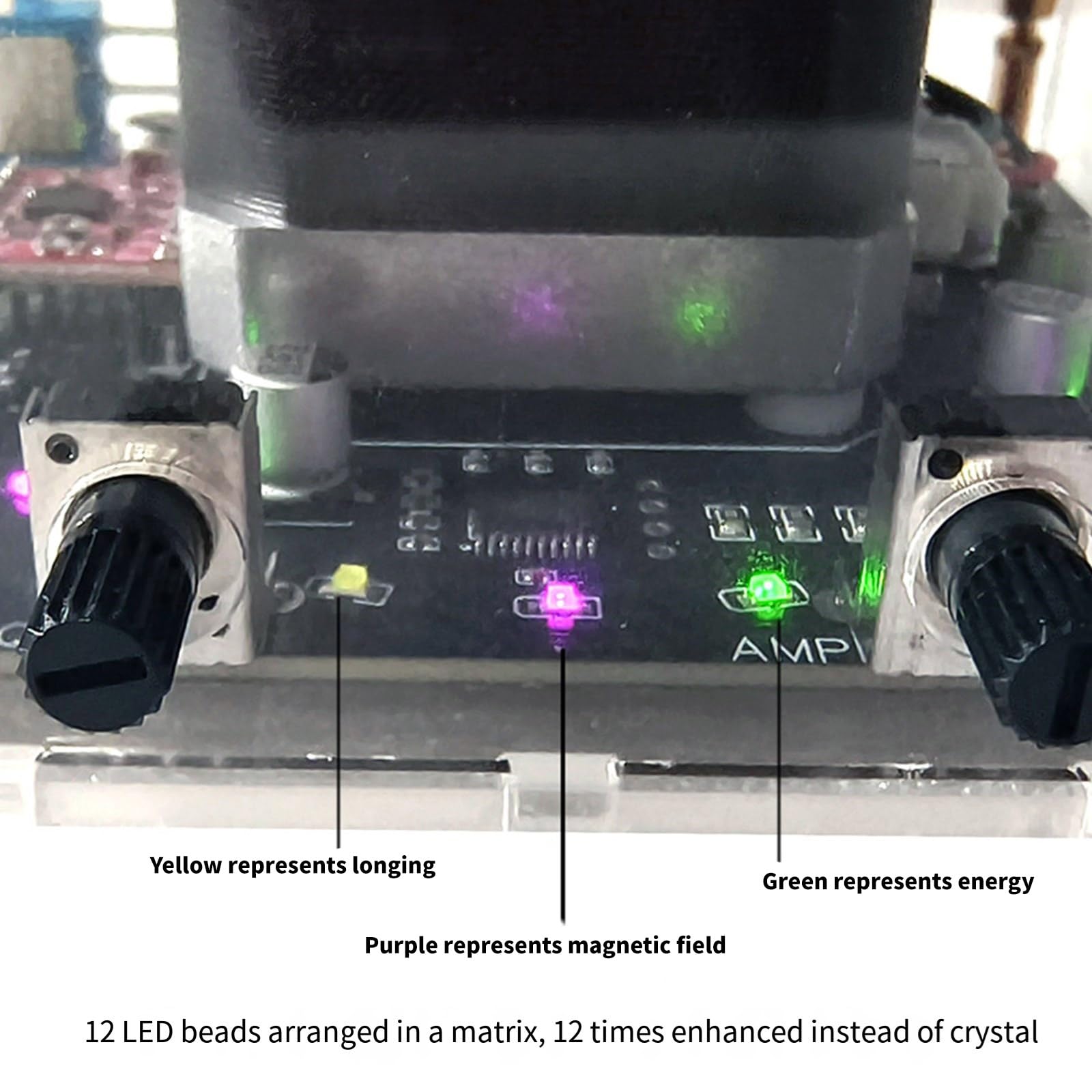 Activadores de energía de automatización con motor, rotación de 360 grados, ondas electromagnéticas, mejora de oscilación, cuerpo de disco, kit de oscilación científica