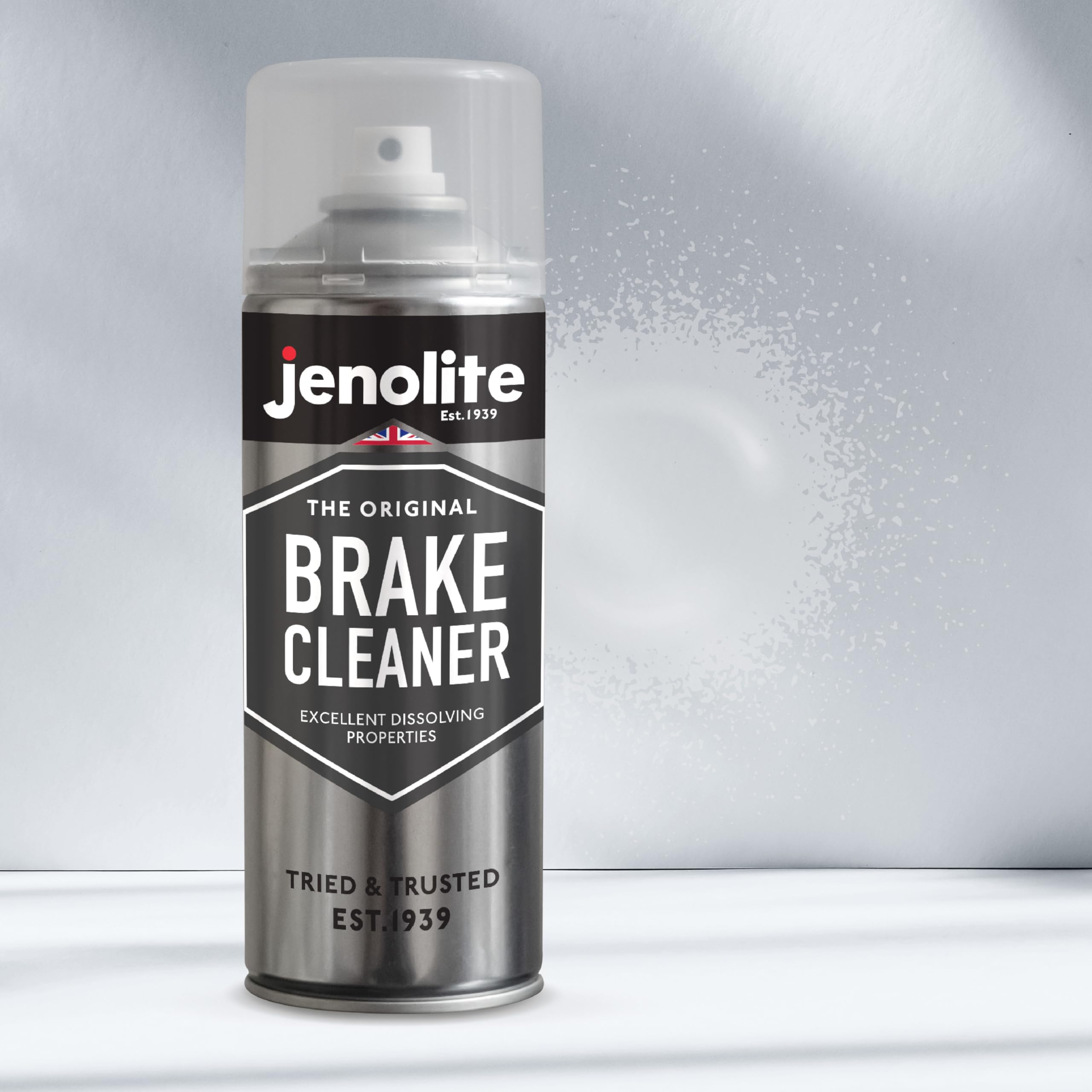 JENOLITE Spray nettoyant pour freins | 3x400 ml | Nettoyant pour freins très résistant | Nettoie les freins sans démontage | Réduit le bruit de frein et améliore les performances de freinage | Élimine