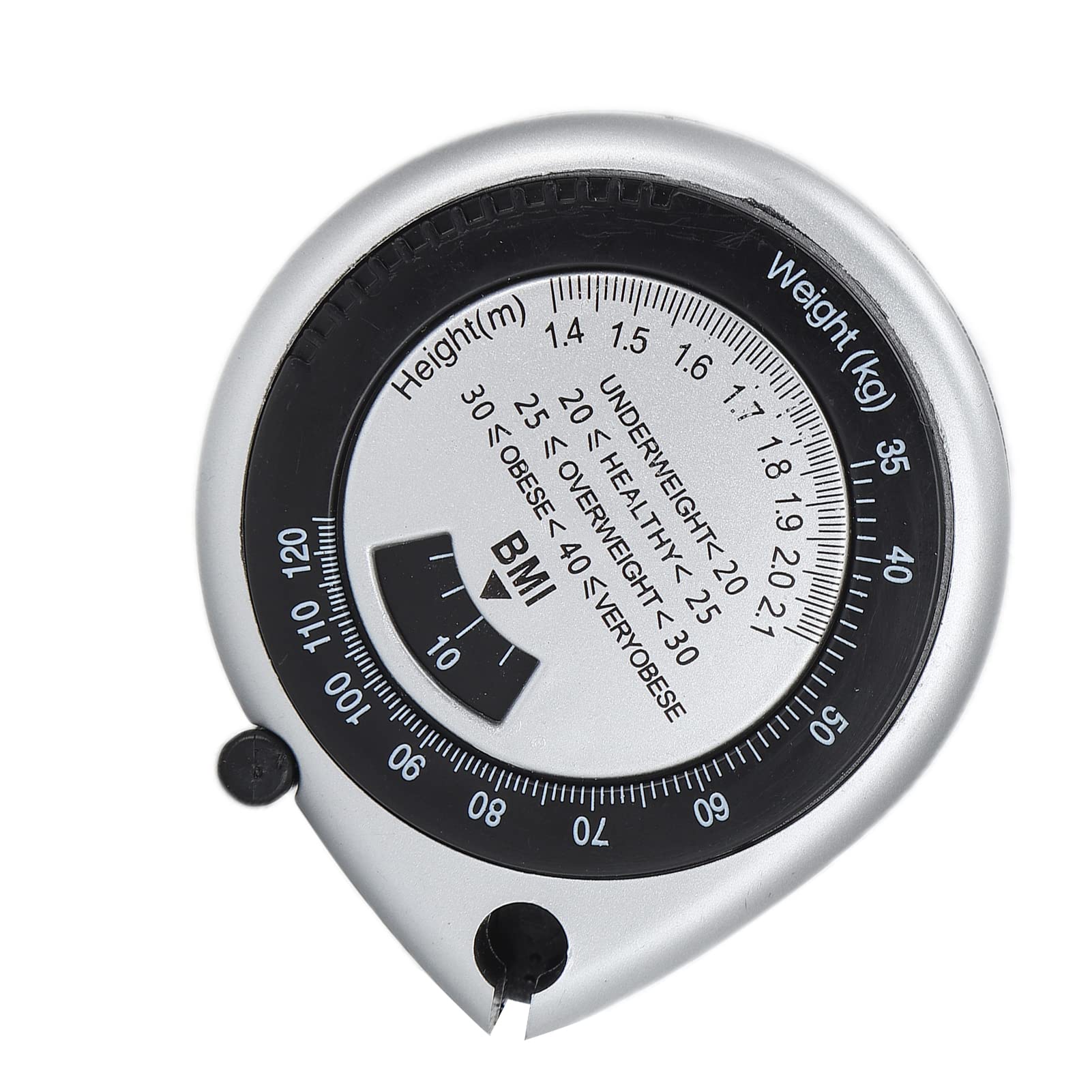 Double Scale Waist Fat Measuring Tape, Body Fat Caliper Tape Retractable BMI Accurate for Weight Loss-image-48