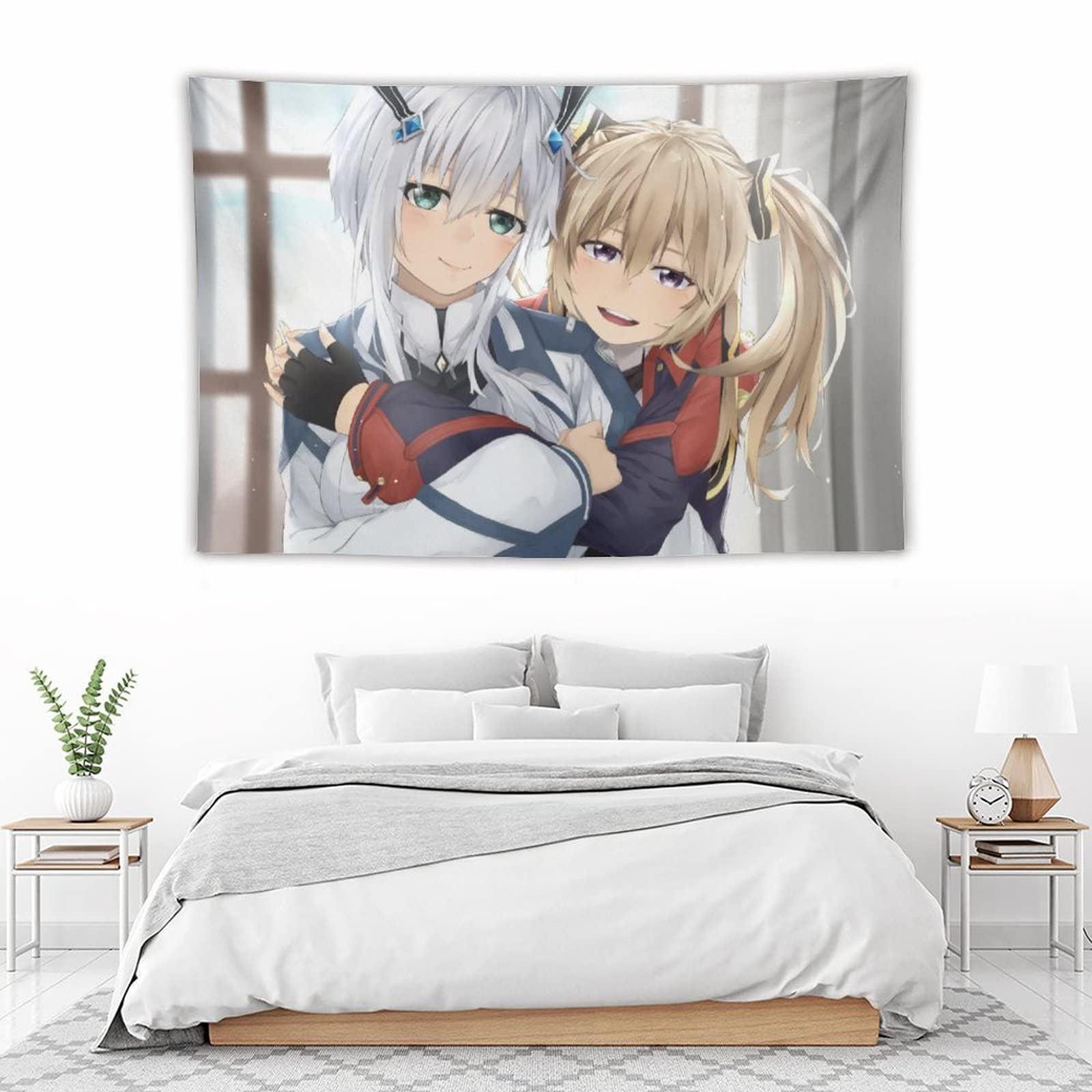 Amazon.co.jp: タペストリー 魔王学院の不適合者 サーシャ ミーシャ