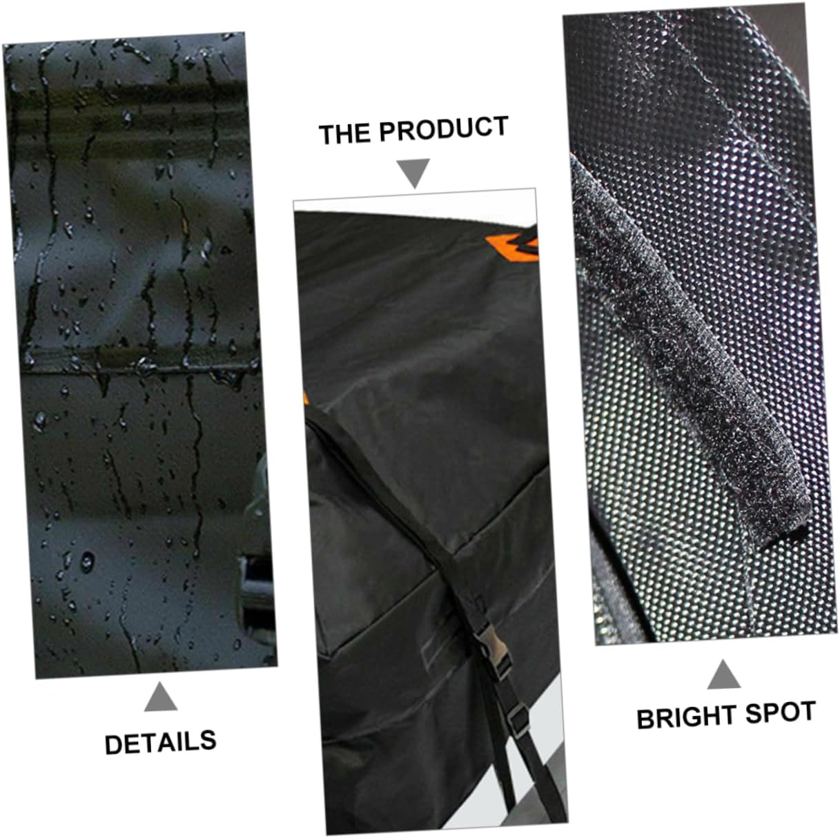 Vehicle Rooftop Cargo Bag Durable Oxford Cloth Easy to Install Auto Roof Storage Carrier for Cars Suvs Weather-Resistant Travel Organizer