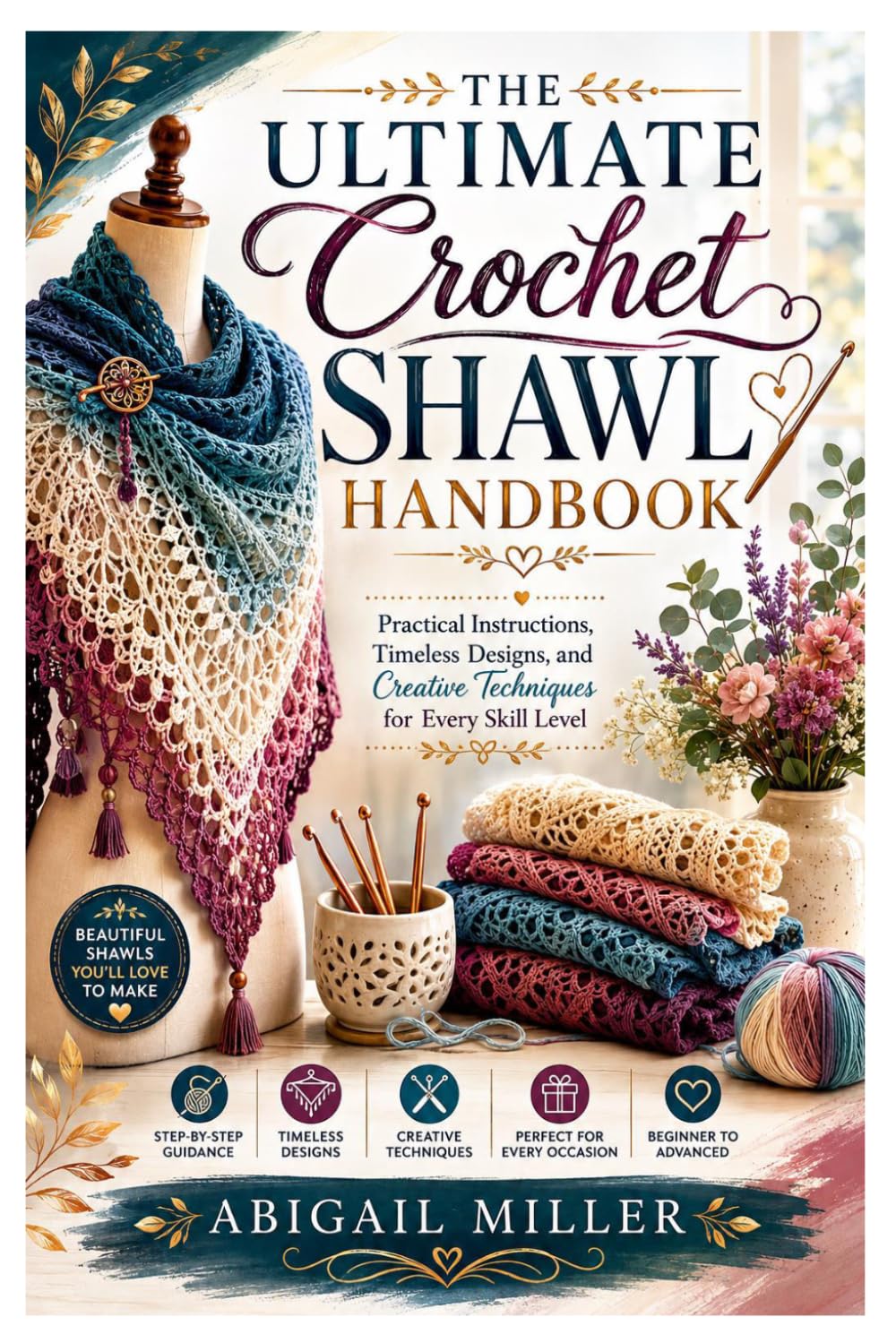 The Ultimate Crochet Shawl Handbook: Practical Instructions, Timeless Designs, and Creative Techniques for Every Skill Level
