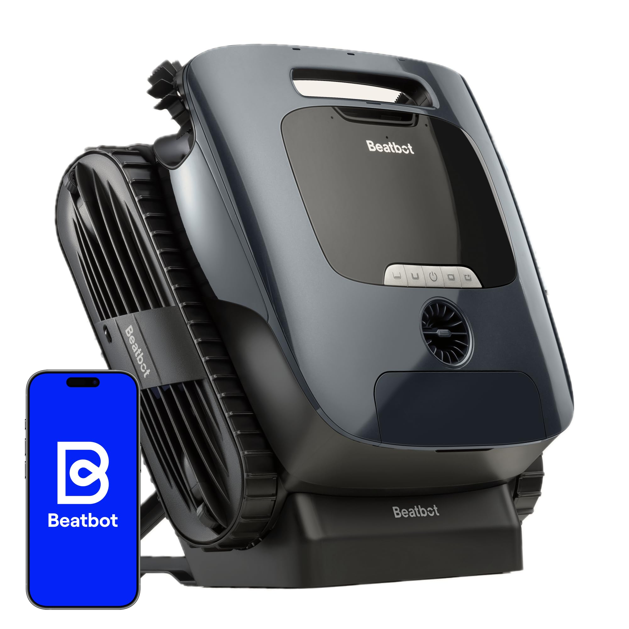 (2026 Upgrade) Beatbot AquaSense 2 Ultra Robotic Pool Cleaner, Cordless Pool Vacuum with AI Vision Mapping, 5-in-1 Cleaning, Surface Skimmer, Water Purification for Large & Complex Pools, Deep Blue