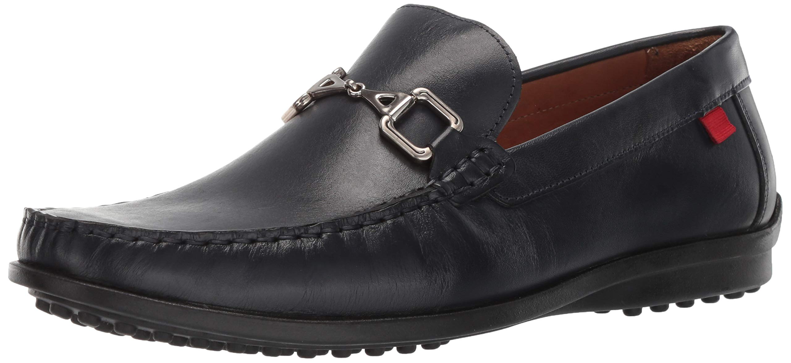 Marc Joseph New York Men's Mens Genuine Grainy Leather Carneige Hill Buckle Loafer