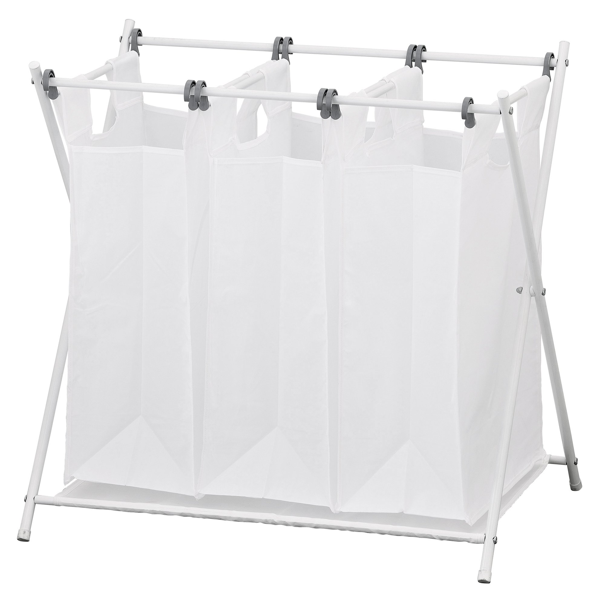 Furinno Wayar Foldable Laundry Sorter, Triple