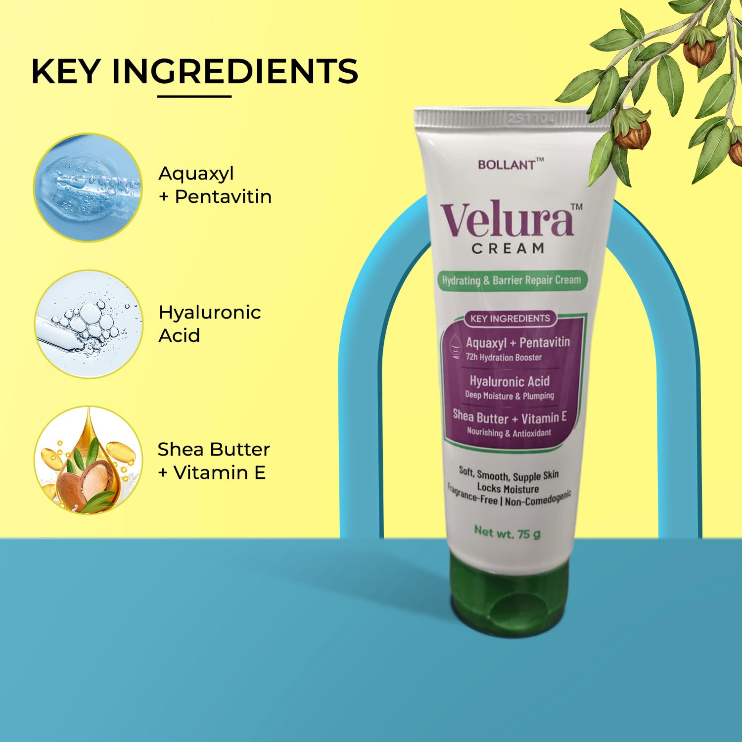 Velura Hydrating & Moisture Lock Cream for Soft Smooth Skin