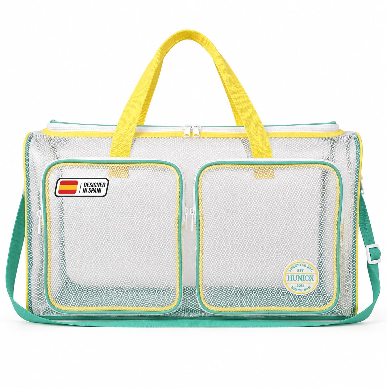 Bolsa Playa XXL Familiar Beach Bag - Bolso Playa Grande XXL Familiar - Bolsa de Playa Grande XXL Familiar con Cremallera