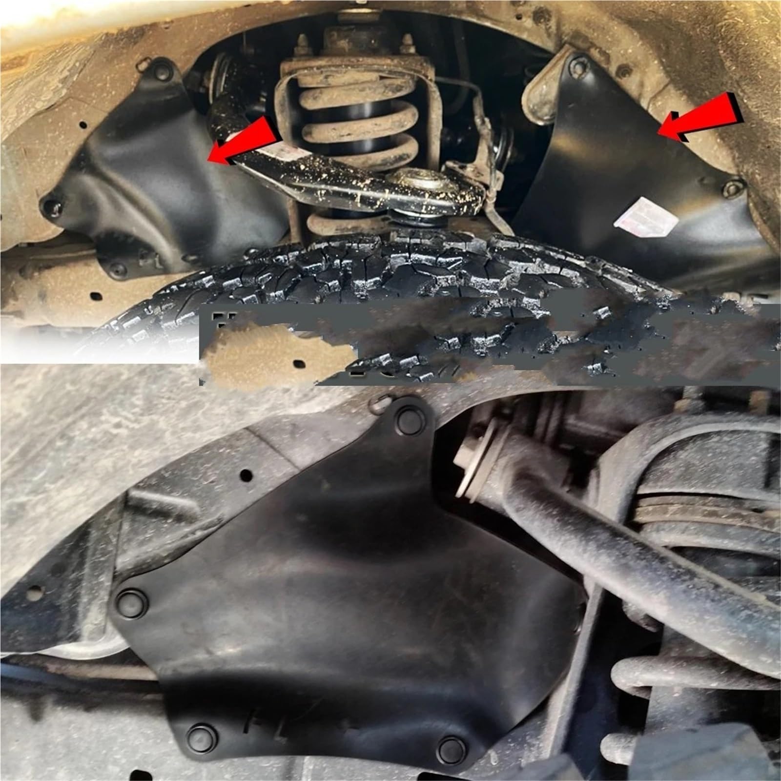Pare-boue pour Toyota Land Cruiser Prado J120 J150 2003-2020 LC3 LC4 LC5