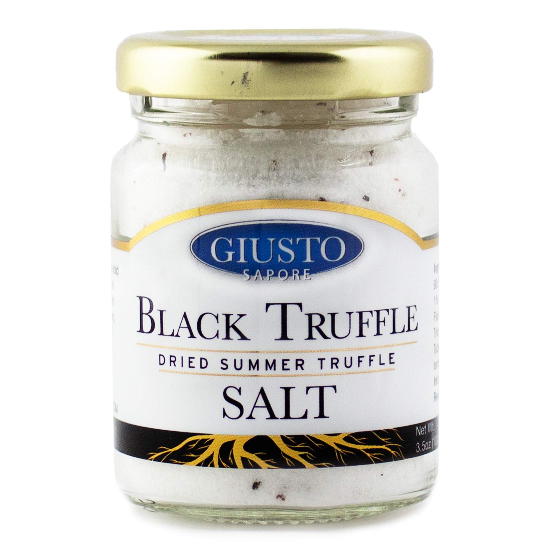 Sponsored Ad - Giusto Sapore Italian Black Truffle Salt - 3.5 oz - Premium Gourmet Brand - Imported from Italy and Family Owned