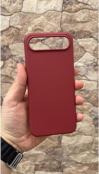 Tecno Spark Slim 5G Uyumlu Silikon Darbe Emici Rubber Kılıf, Bordo
