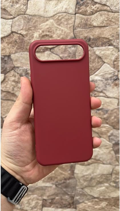 Tecno Spark Slim 5G Uyumlu Silikon Darbe Emici Rubber Kılıf, Bordo