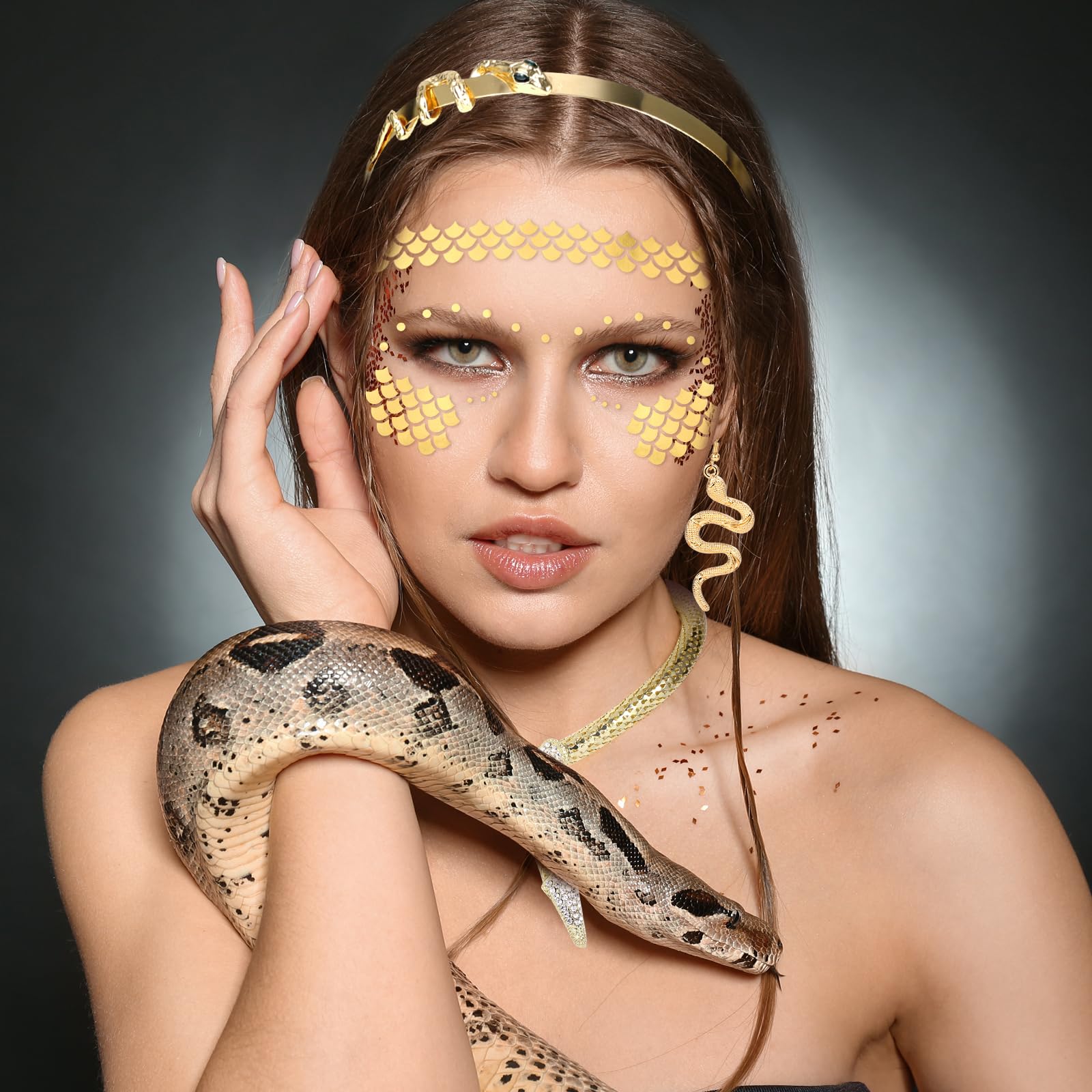 JewelryWe Buigbare slangenarmband voor mannen, vrouwen