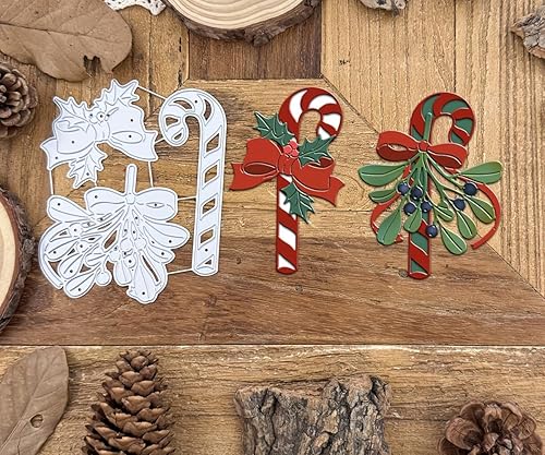 Miniatura 2 de Lapoo Troquel de corte de metal de Navidad para álbumes de recortes, fondos 3D, troqueles de corte de marco, decoración de álbum de bricolaje,