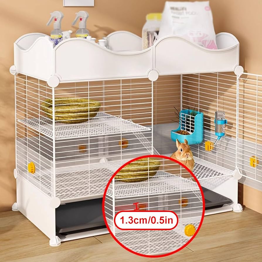 うさぎ小屋 Amazon.co.jp: 兎 ケージ 2階建て小型ウサギケージ 屋内用ウサギ