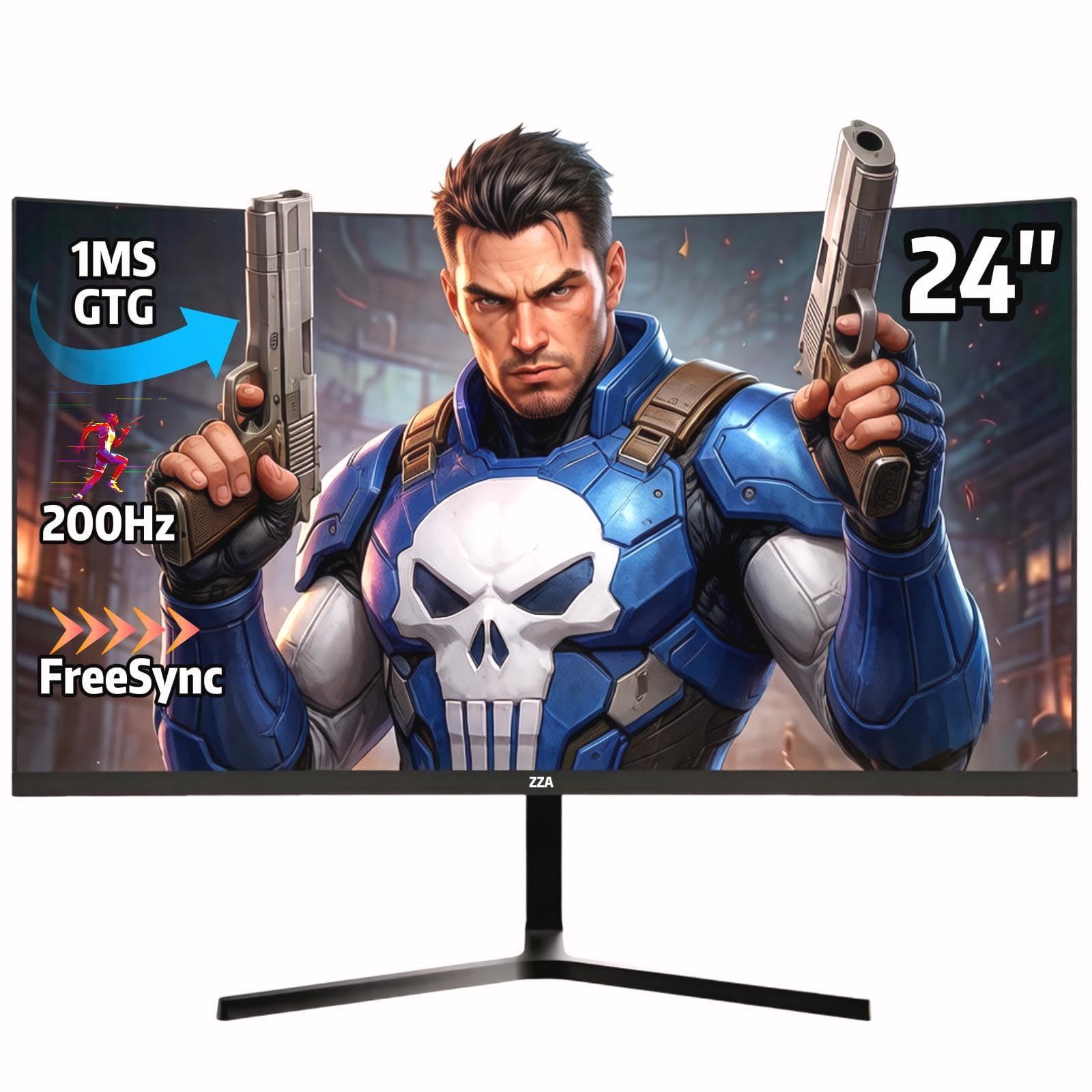Amazon.com: ZZA 24 Gaming Monitor 200Hz, FHD 1080P Computer Screen