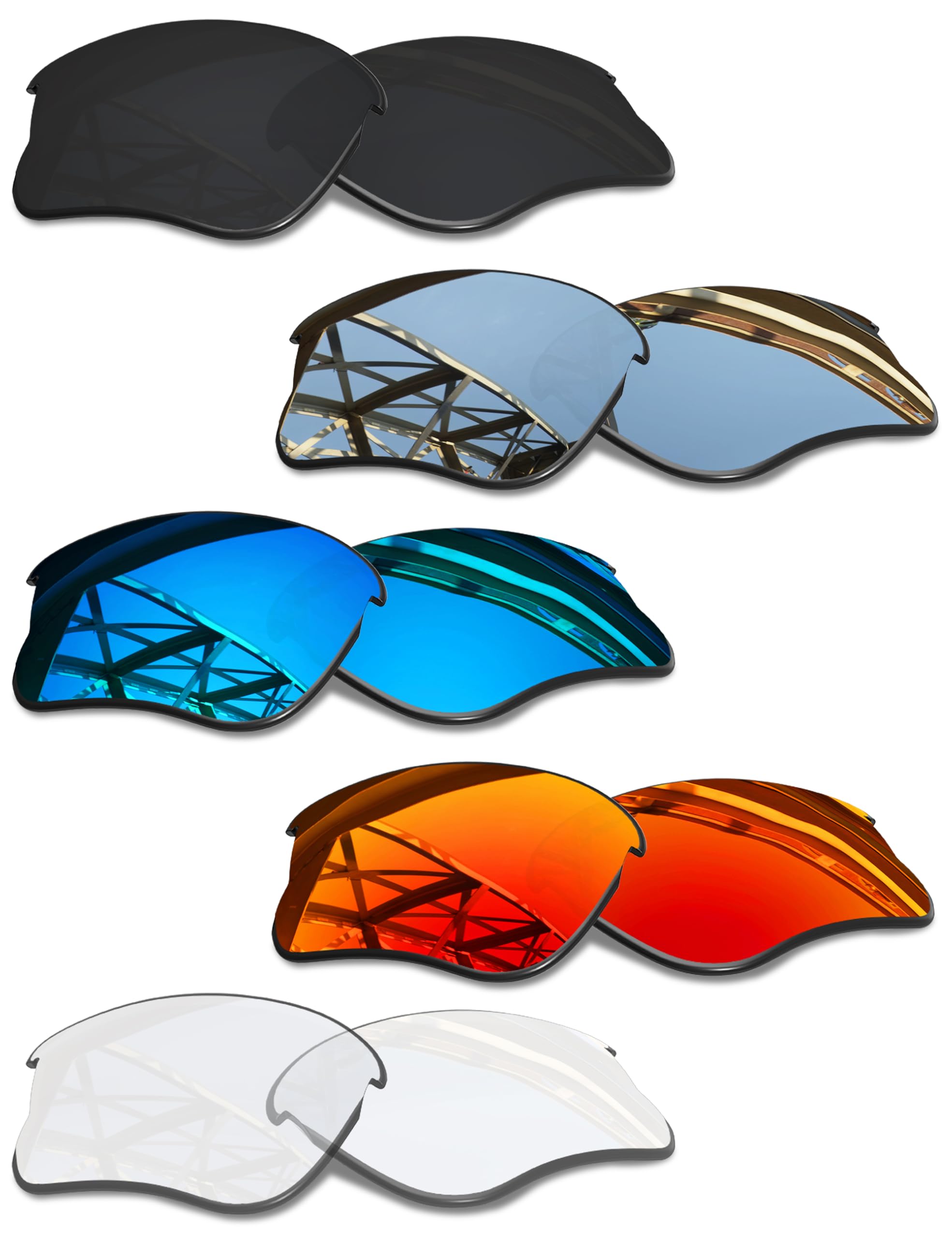 Photo 1 of SmartVLT Set of 5 Replacement Lenses for Oakley Flak Jacket