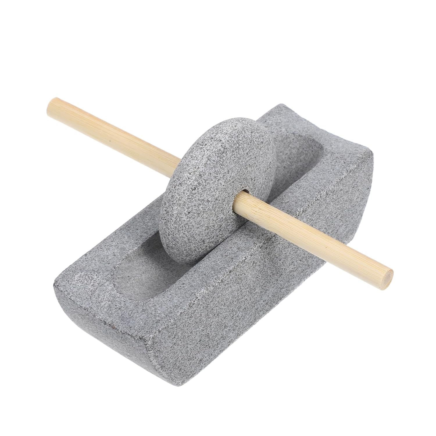 Healifty Ergonomic Hand Crank Stone Mill Manual Stone Grinder for Tea Spices Tea Beans Compact Kitchen Condiment Mill