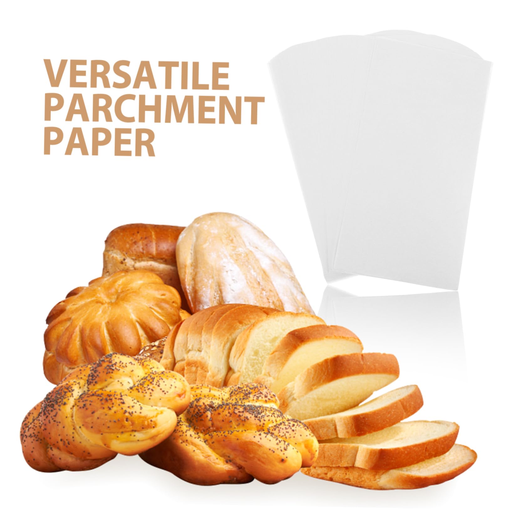 Papier Sulfurisé Antiadhésif 300 Feuilles Blanc 34x17,8cm