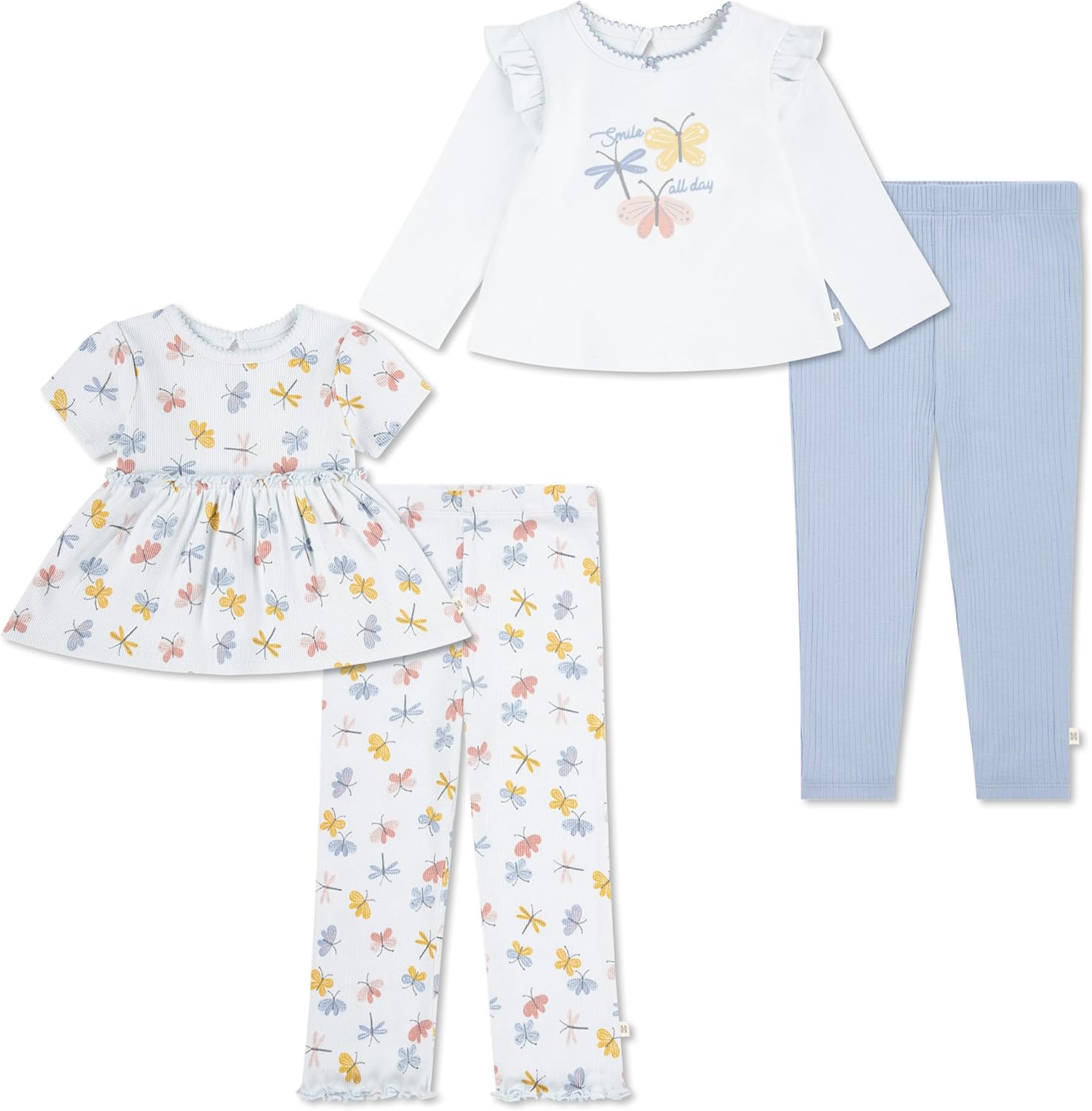 HUGGIES baby-girls Multi-pack Outfit Set