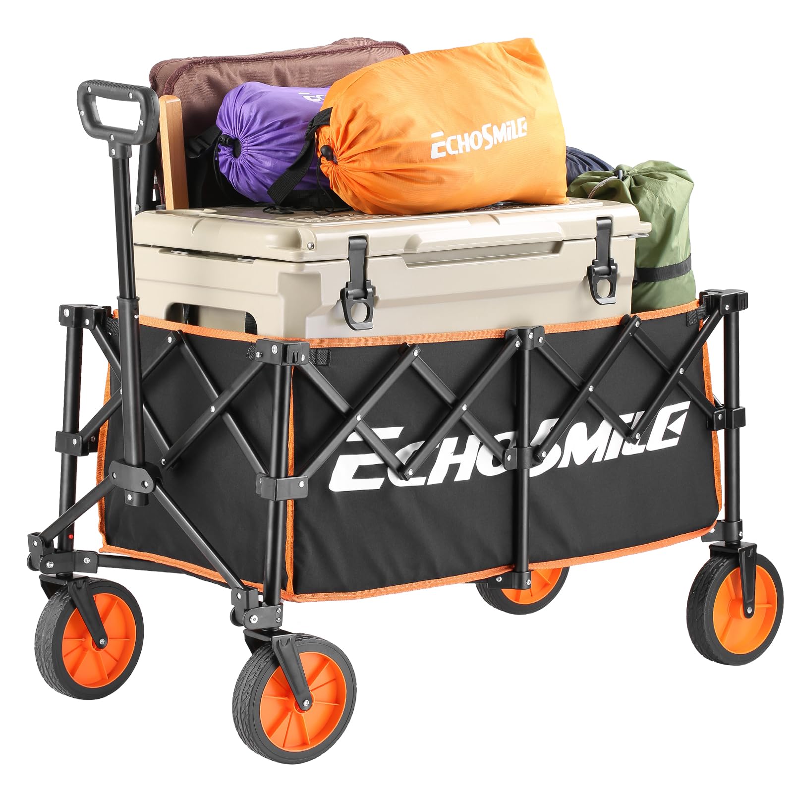 Amazon.com: Collapsible Foldable Wagon with 300lbs Weight Cart