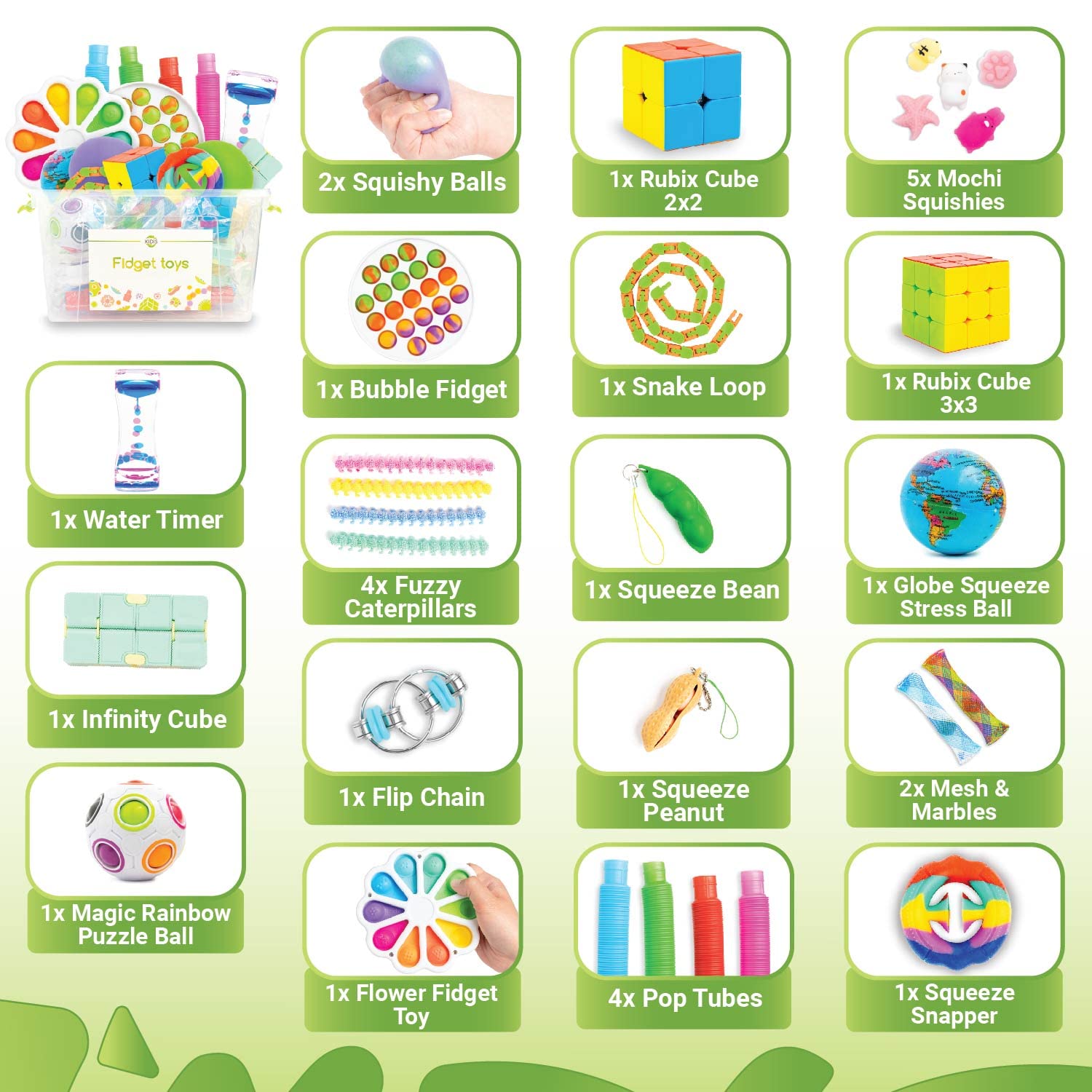 Buy Fidget Toys for Adults & Kids, Sensory Toys for Autistic Children