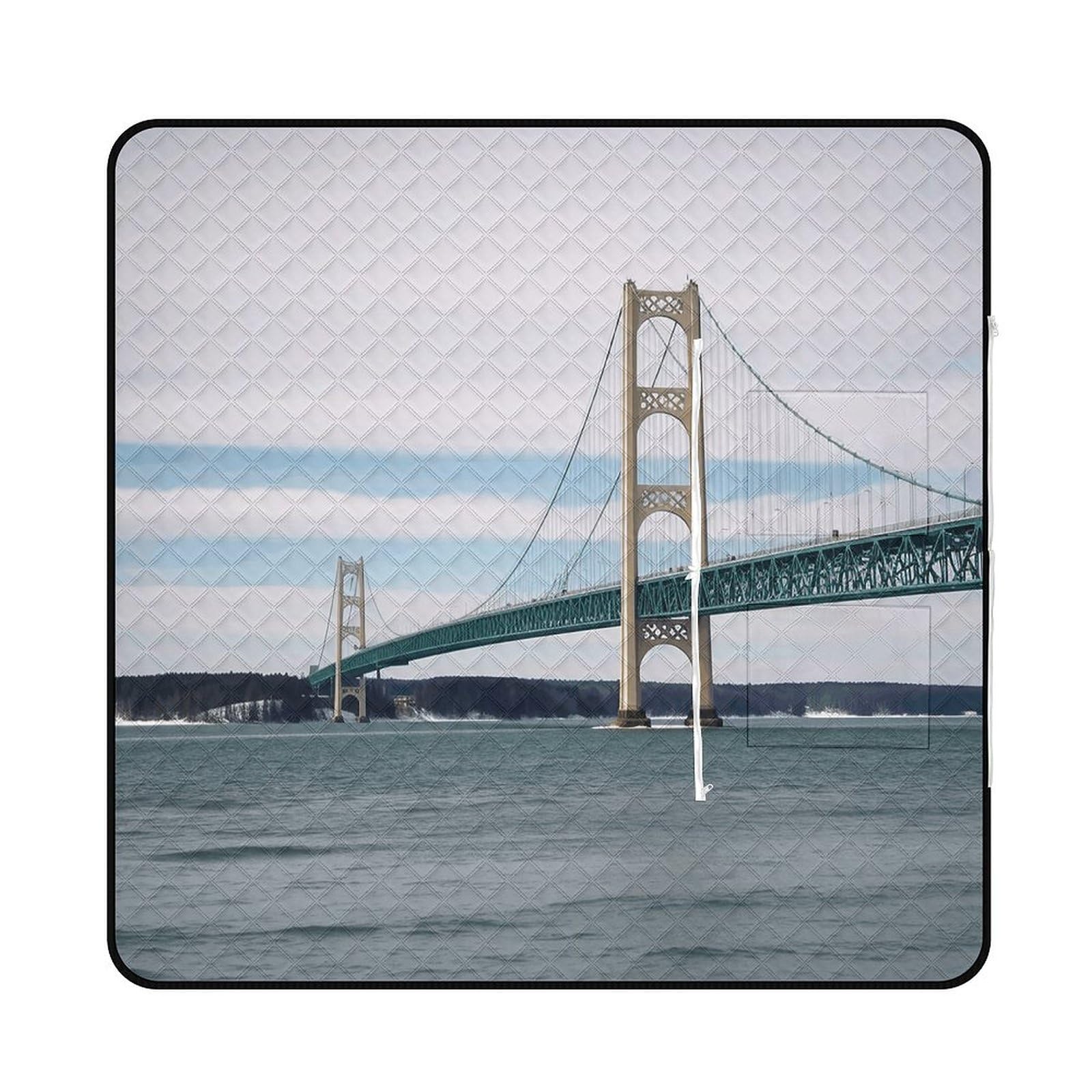 Tapis de pique-nique portable Mackinac et couverture de plage pliable