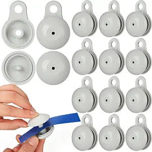 AceOrbit 12 Pcs Solar Cover Reel Attachment Clips for Swimming Pools
