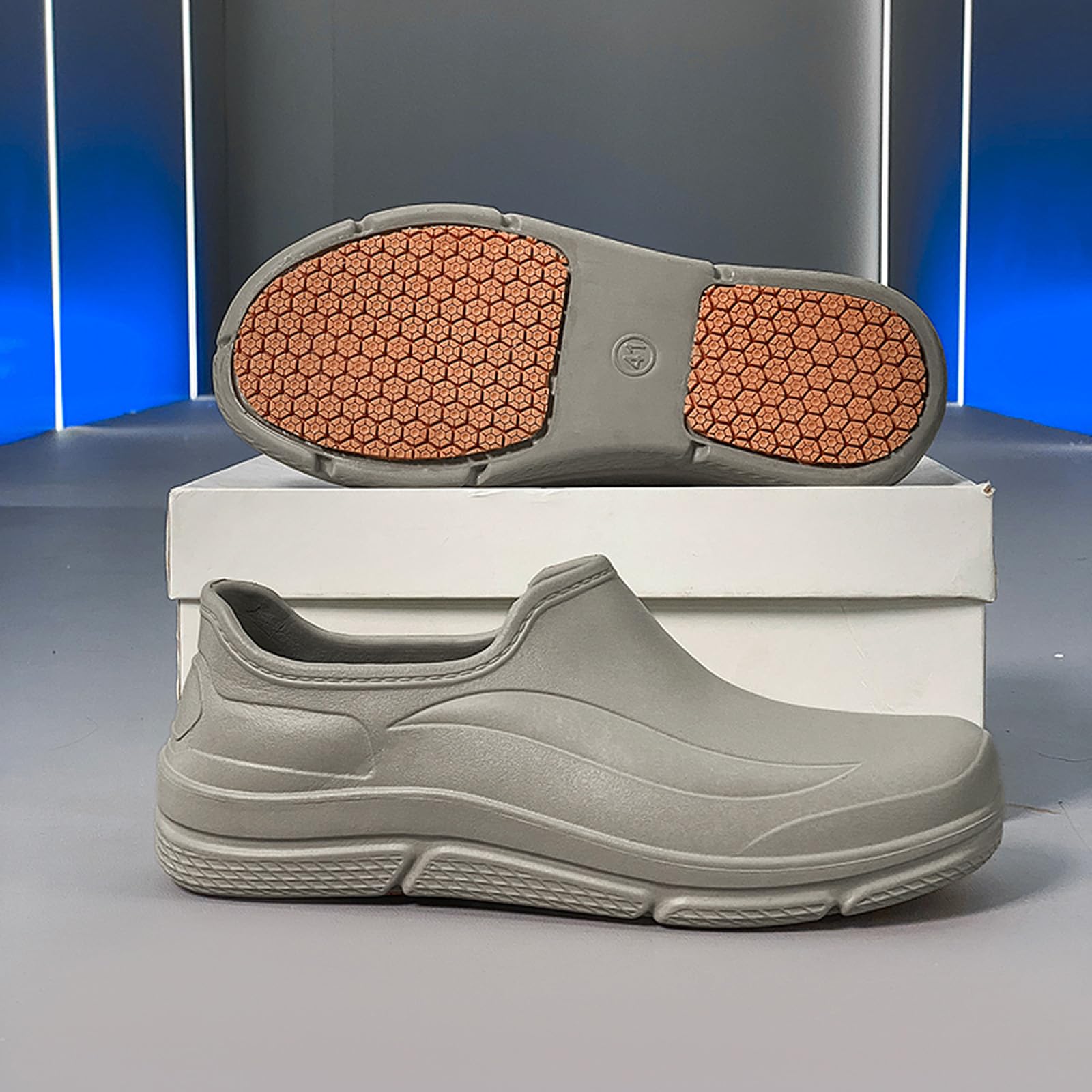 Sabots de Travail Antidérapants Unisexes en EVA - Chaussures de Cuisine et Médicales Etanches, Légères, Semelle Antichoc Résistante à l'huile, Lavables, Confort Prolongé