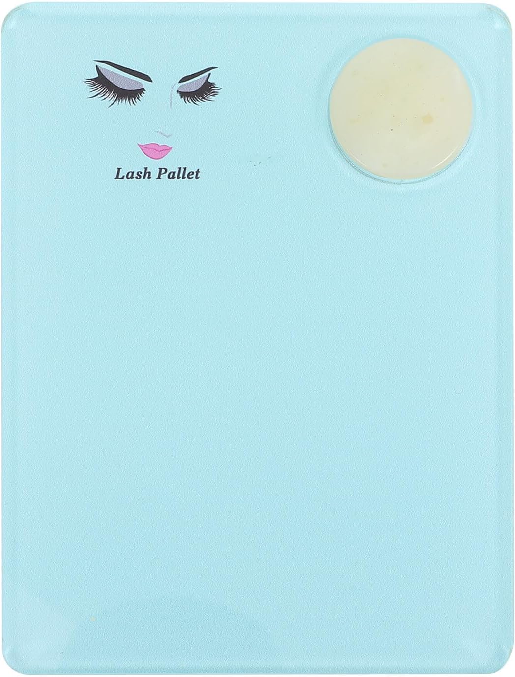 Lash Holder Lash Tools 2-In-1 Eye Extensions Adhesive Glue Pallet with Green Jade Stone for Professional Eyelash Grafting
