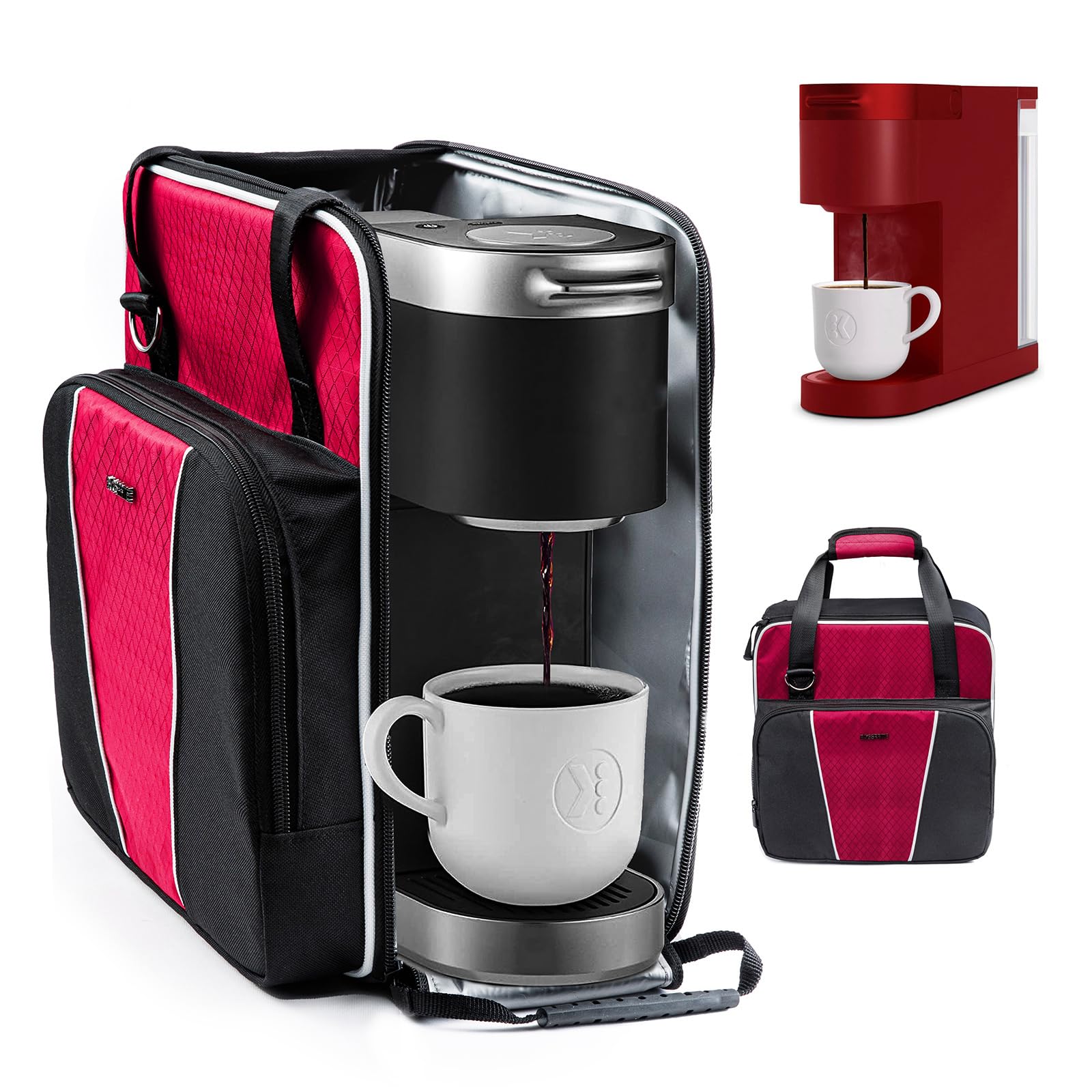 BAGSPRITE Travel Coffee Maker Bag - Keurig K-Mini -9
