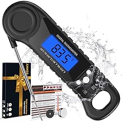 Meat Thermometer Digital, Instant Read Food Thermometer for Cooking Deep Fry BBQ Oven Grill Smoker Roast and Candy Thermometer, Camping & Kitchen Essentials, Gifts for Men Women
