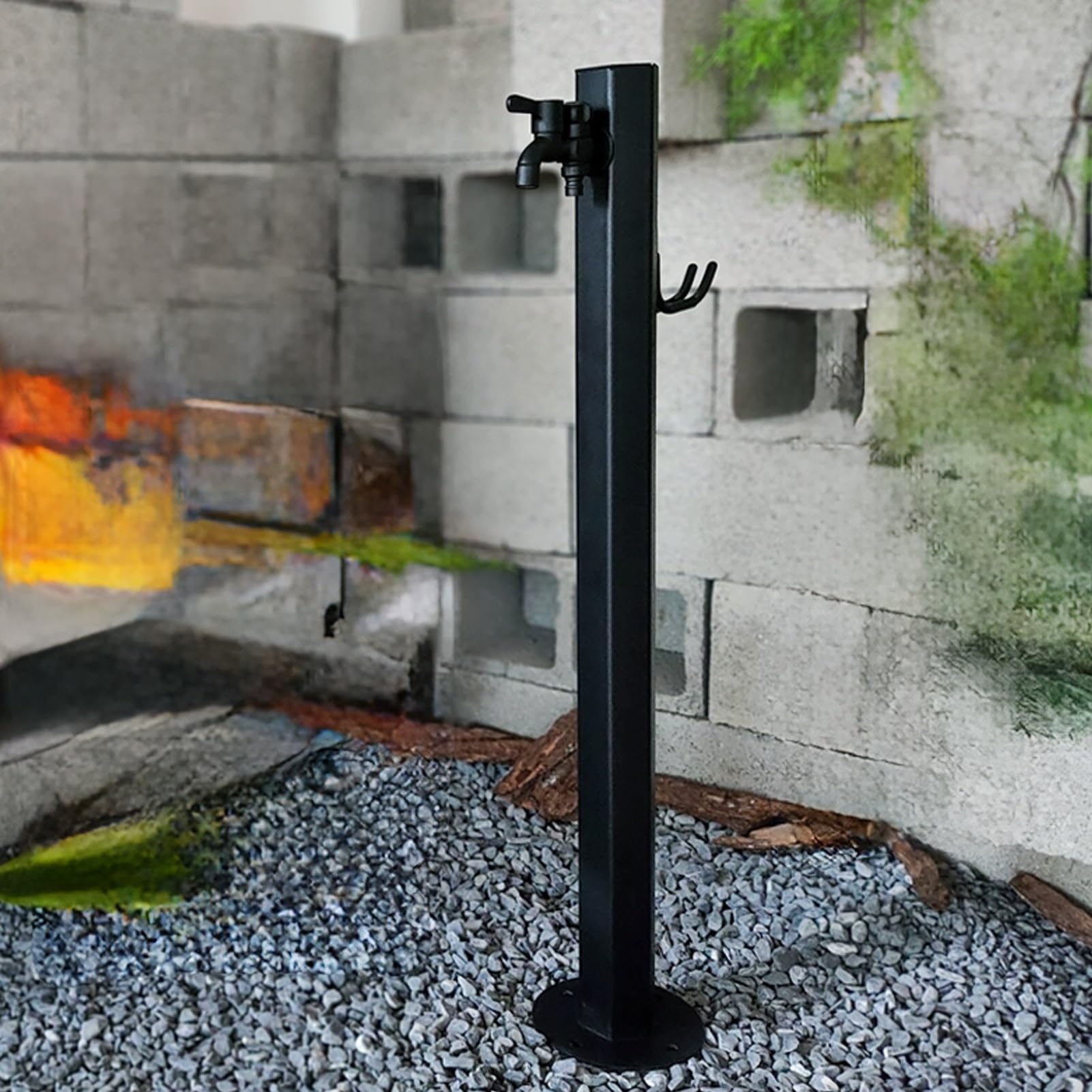 ZYCHSJXA Stainless Steel Garden Tap with Independent Water Flow Control Outdoor Faucet for Gardens and Patios Ideal Irrigation Systems Watering Solutions