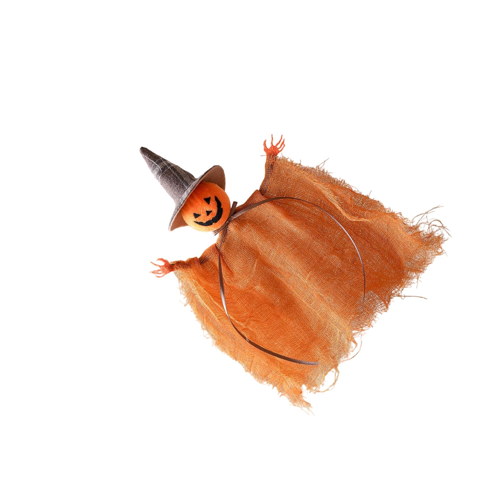 Yhplxyuus Scary Witch Pumpkin Cloth Hanging Decor for Porch, Mantel, Garden Shelf Indoor Outdoor Halloween Decorations Hanging Ornaments