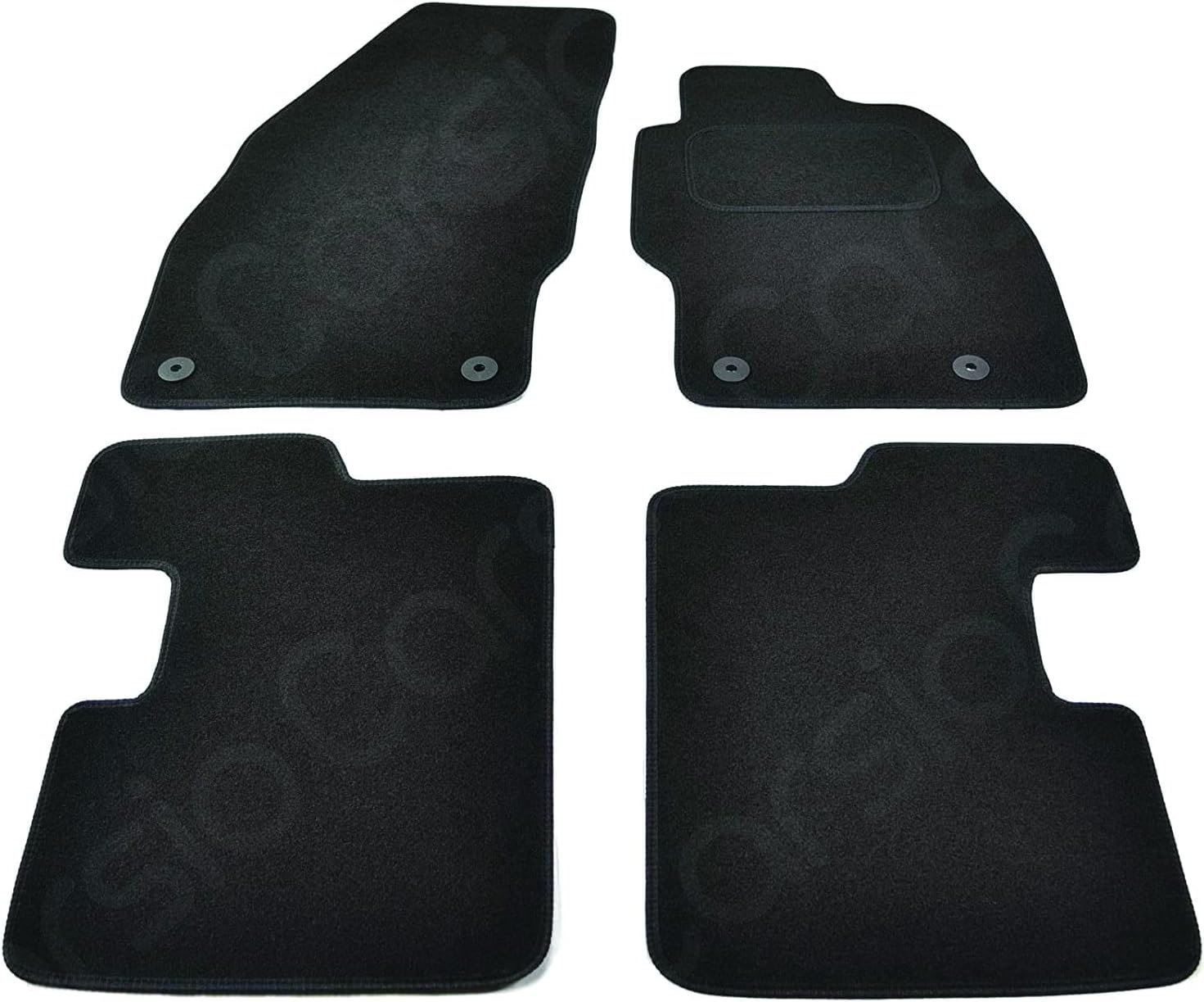 RMSONE GENUINE FULLY TAILORED BLACK CARPET CAR MATS CORSA E 20142019