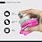 FITLY Soft Flask - 10 oz (300 ml) - Shrink As You Drink Pocket Soft Water Bottle for Hydration Pack/Running Vest - Folding Water Bottle for Running, Hiking, Cycling - Ski Water Bottles - Pink