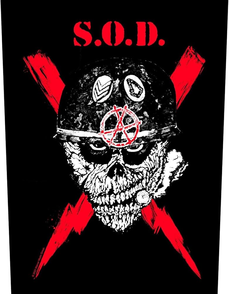Amazon.com: S.O.D. STORMTROOPERS OF DEATH Back Patch # 1