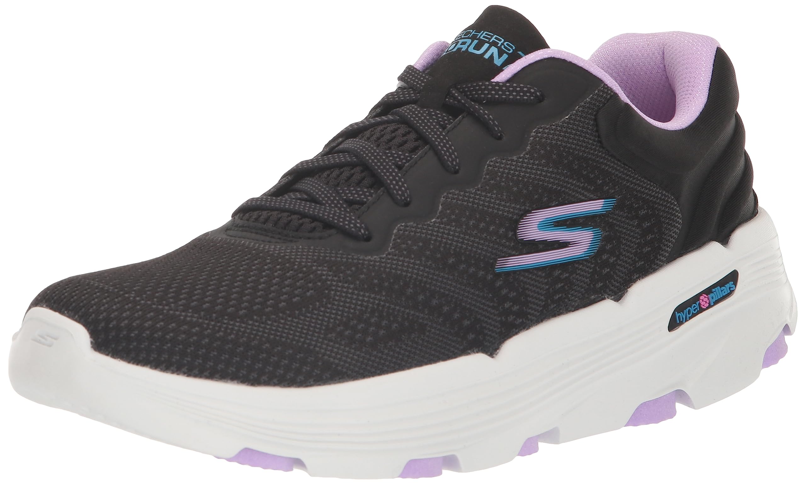 Skechers Go Run 7.0 - Driven womens Sneaker 36 EU Black/Lavender