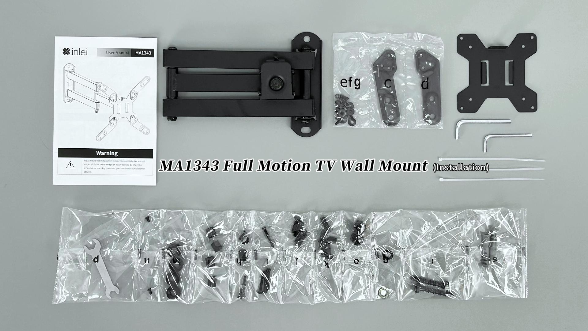 Amazon.com: XINLEI Full Motion TV Wall Mount, Swivel TV Bracket