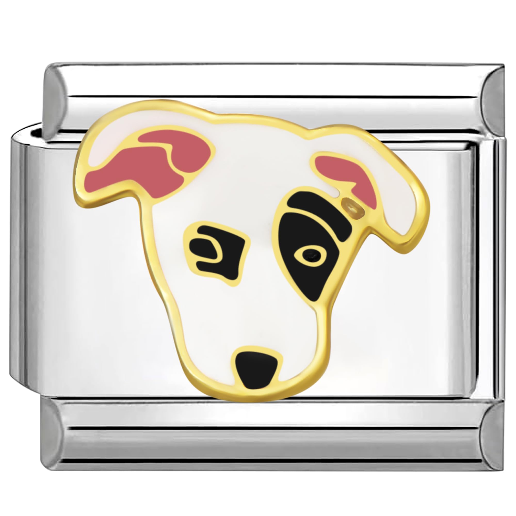 Quiges Fashion Jewels Charmes Italiens Chiens 9mm