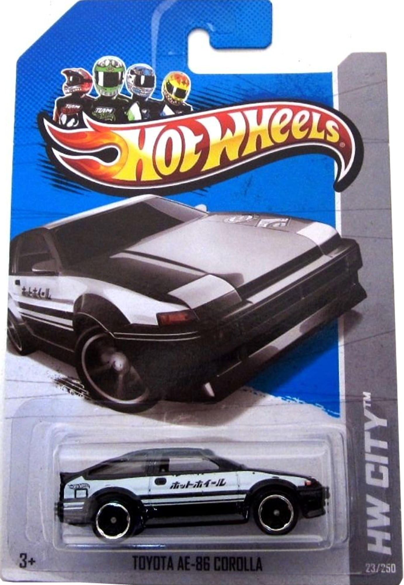 Amazon.com: Hot Wheels Toyota AE-86 Corolla, [Black] City 23/250