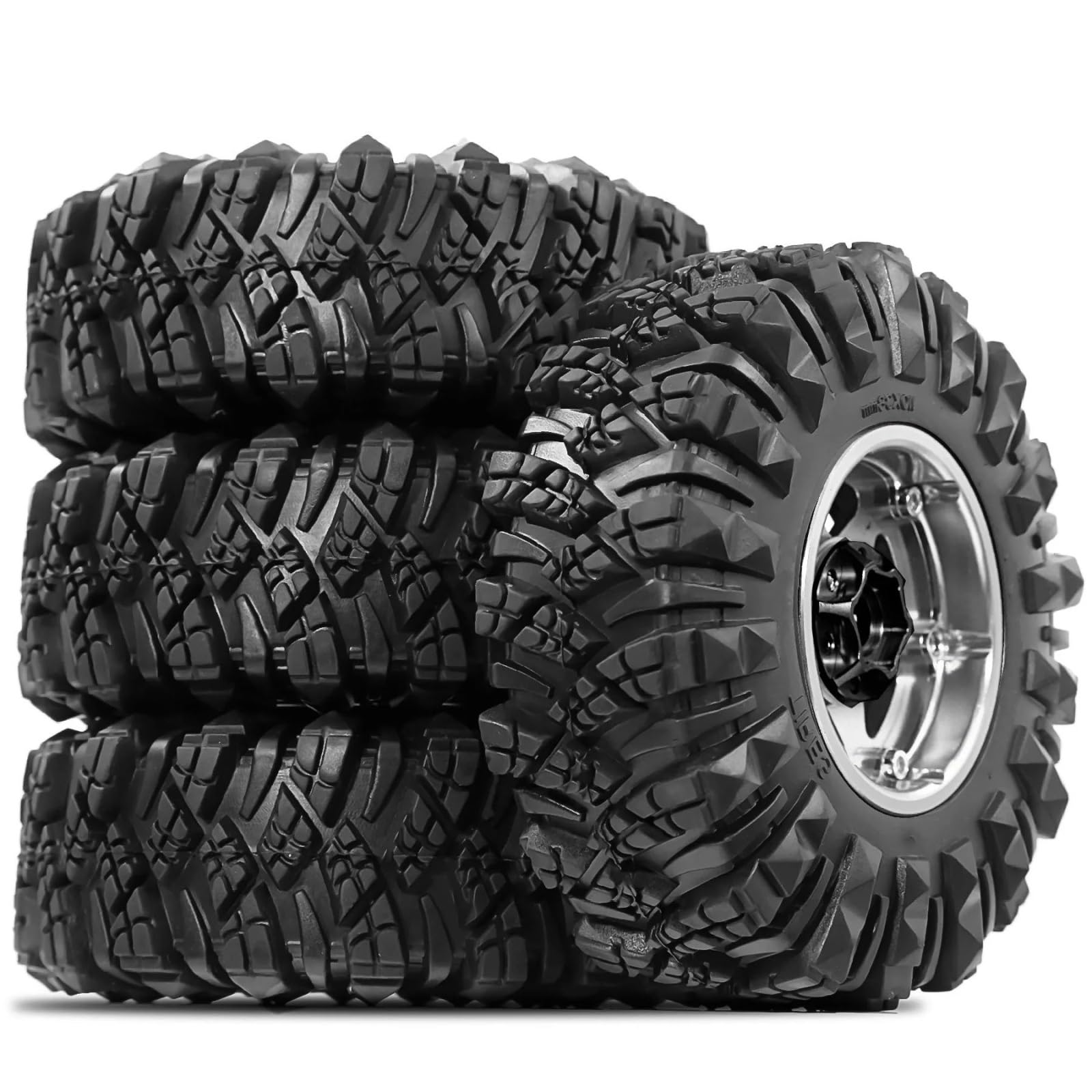 Pneumatici Ruote Da 1,9" Per Traxxas Per TRX4 Per TRX6 1/10 Auto