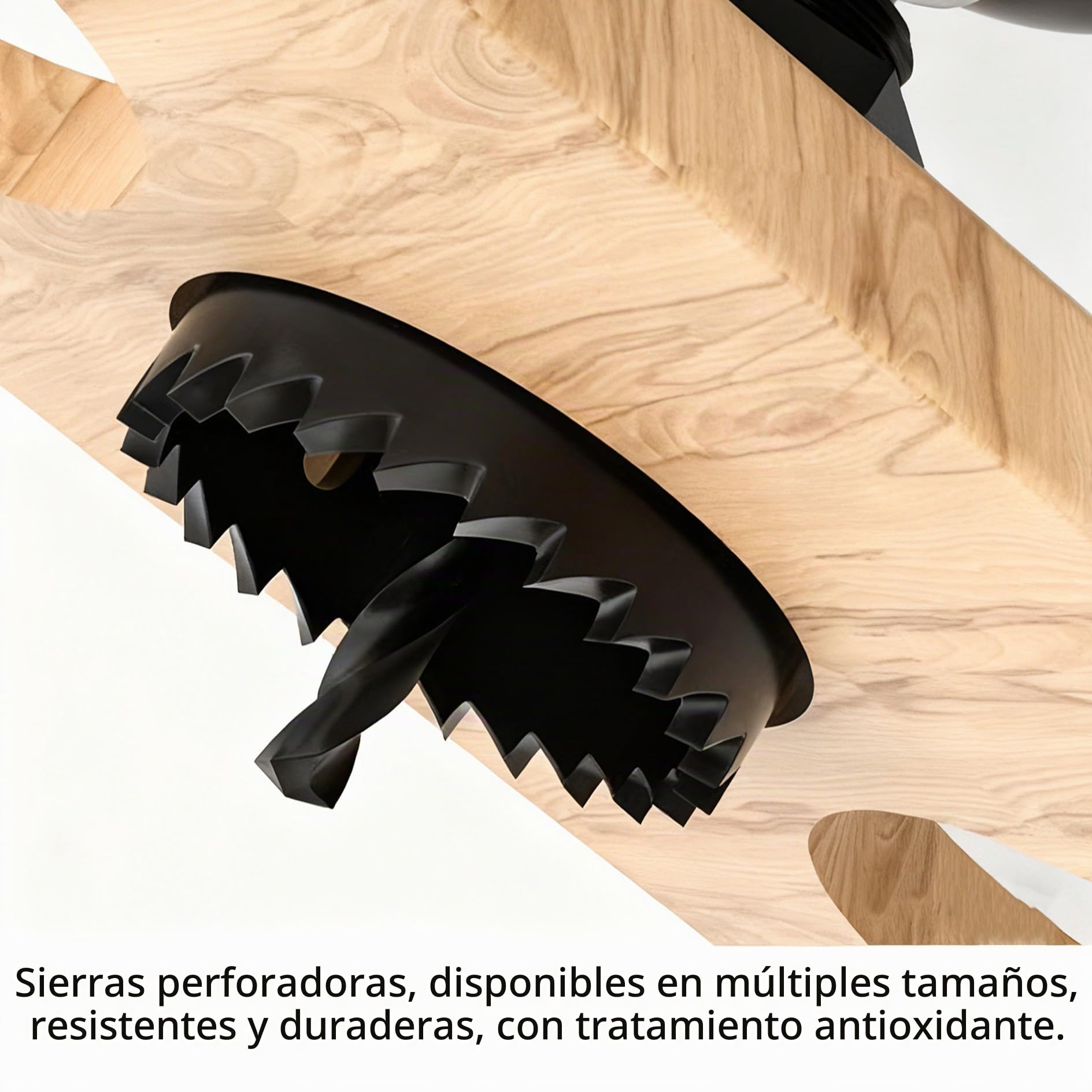 11 Piezas Sierras de Agujero en Acero al Carbono, 19-64 MM Serras Perfuradoras Acero al Carbono, Serras para Madera, Plástico y PVC con Estuche de Almacenamiento Portátil