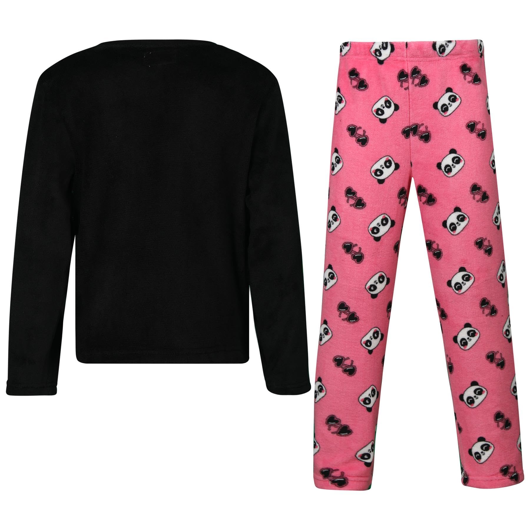 A2Z 4 Kids Bambine Pigiama 2 Pezzi Morbido Soffice Pigiama Abbigliamento da Casa Panda Accogliente Pigiama Completo Comodo Leggero Manica Lunga Top Pantaloni Pigiama Completo età 3-14 Anni