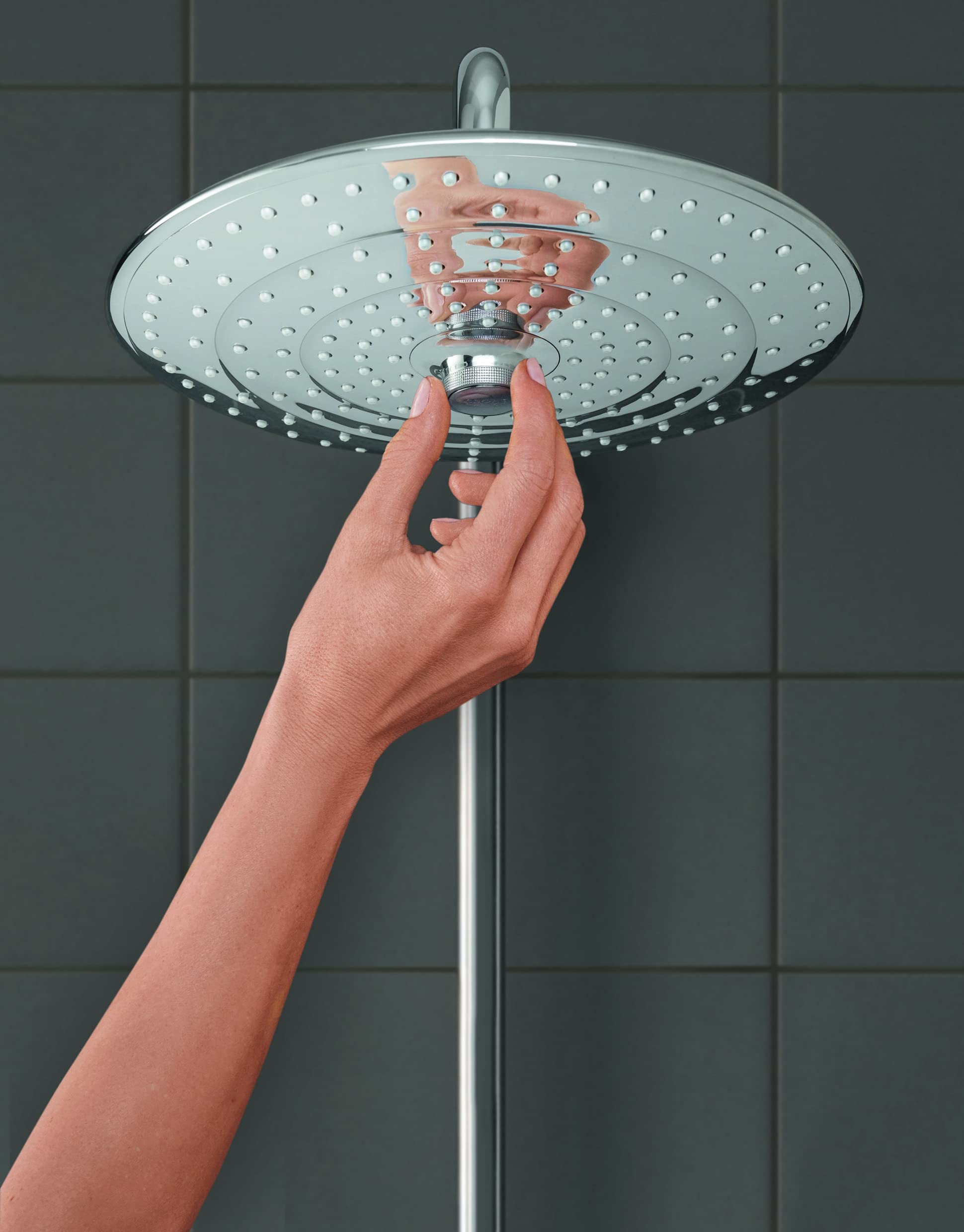 Grohe 26462000 - Vitalio Joy 260 ducha mural - Plata, Joy 260, 9.5 L