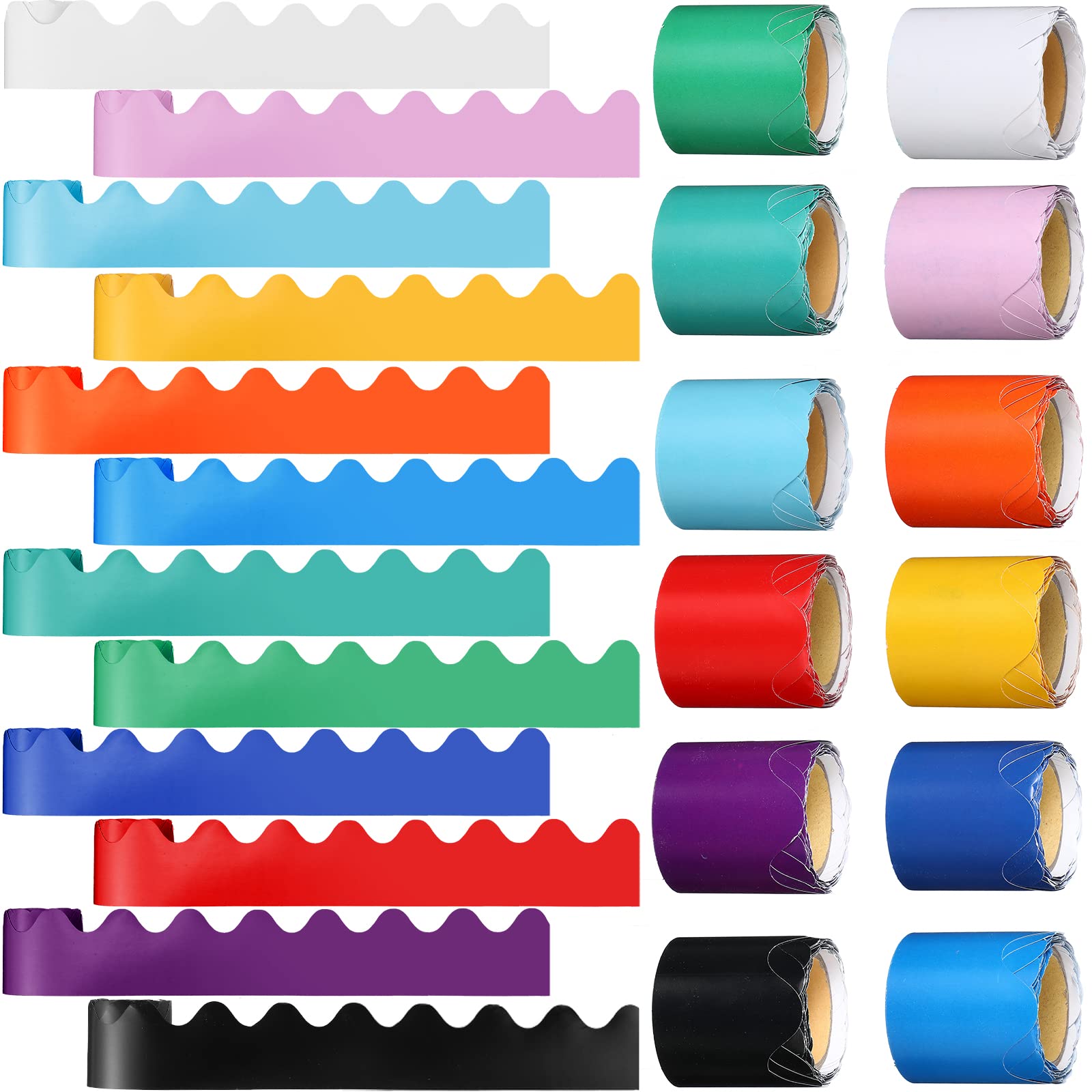 Buy 36 Packs Scalloped Bulletin Board Borders, Scalloped Border Trim
