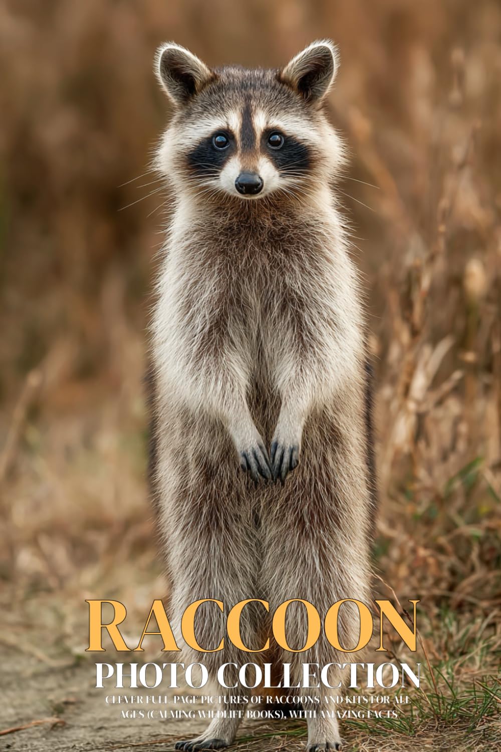 Raccoon Photo Collection: Clever Full-Page Pictures of Raccoons and Kits for All Ages (Calming Wildlife Books), with Amazing Facts