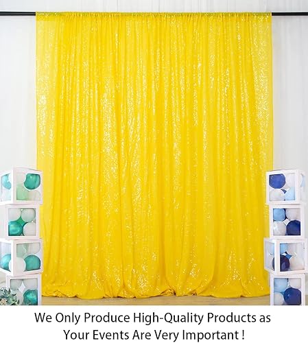 Miniatura 9 de ShinyBeauty Telón de fondo para cabina de fotos de 4 x 7 pies, telón de fondo de lentejuelas naranjas, telón de fondo de boda, decoración de