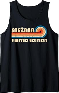 SNEZANA First Name Funny Retro Vintage Birthday Tank Top