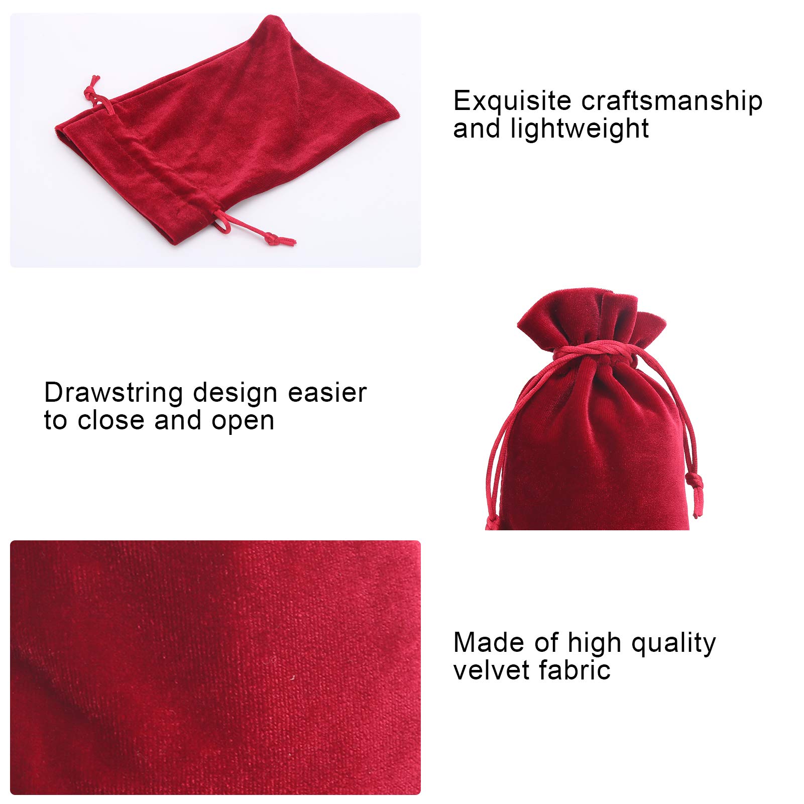Velvet Tarot Bag, Tarot Card Storage Bag & Dice Bag - Image 3